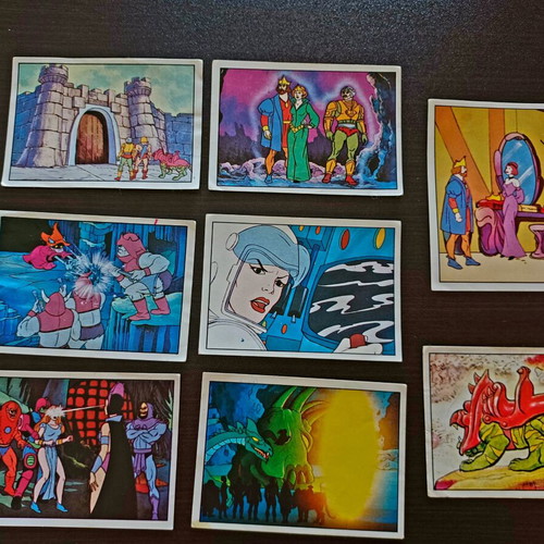 Panini Masters of the Universe Sticker Set 8 Retro 80s Like New