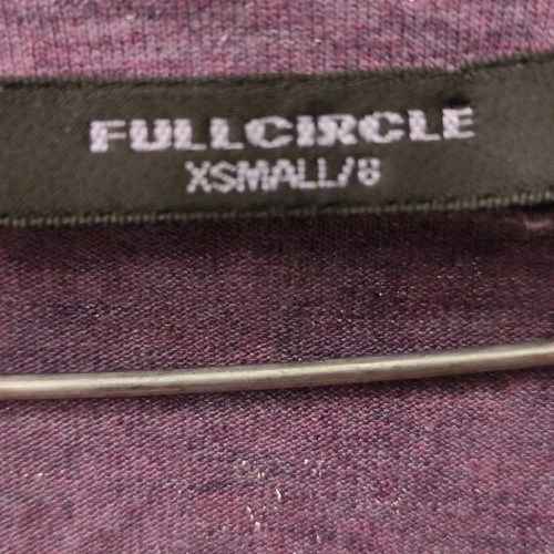 FullCircle purple long sleeve top like new, size XS