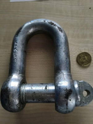 Nautical shackle type D galvanized heavy-duty used
