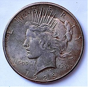One Dollar Peace Silver!