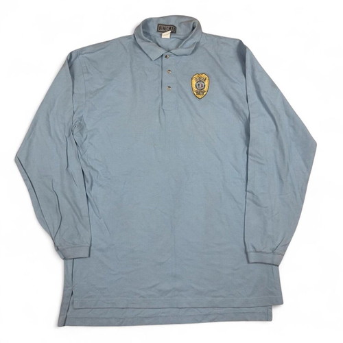 Designlab Police Uniform USA Polo Shirt 2XL like new, blue