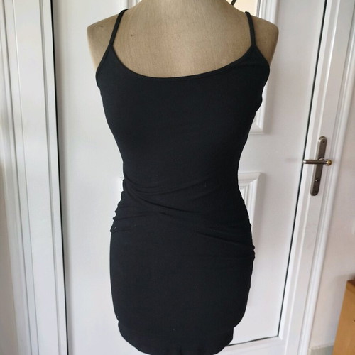 Black dress Pink Woman like new, size S