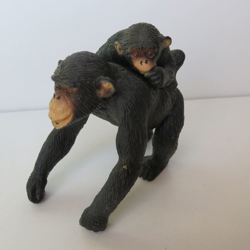 AAA Chimpanzee with baby figure like new