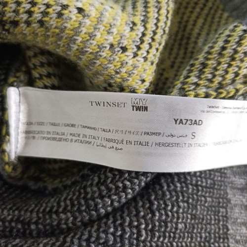 Twinset wool dress like new, small, multicolor
