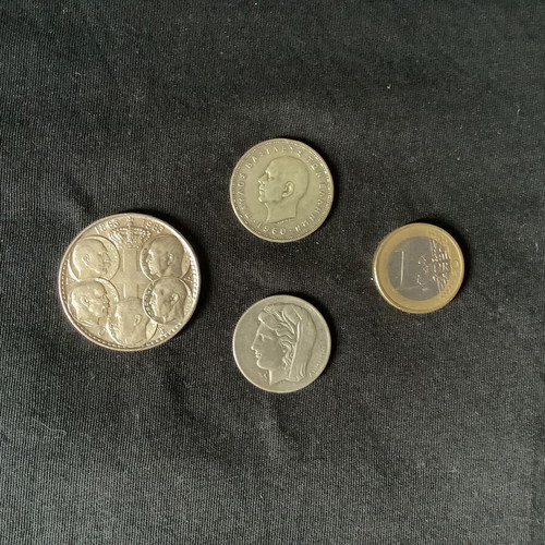 3 Silver Greek Coins 1930-1964 Used