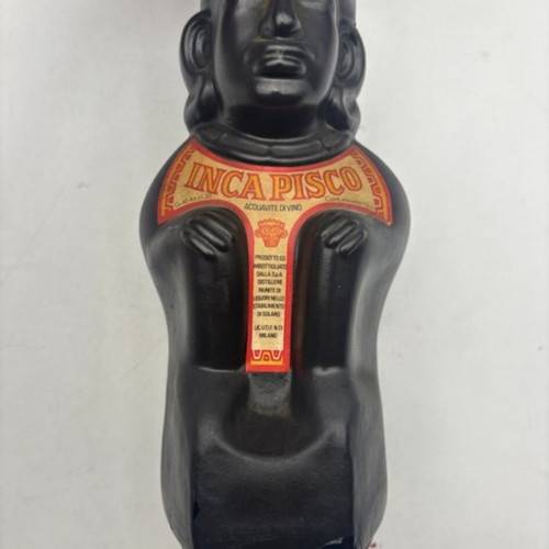 Inca Pisco vintage collection 8 sealed bottles 1970s-1980s