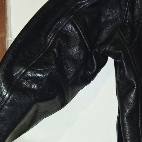 Golden Bear men's real leather jacket Medium used, black