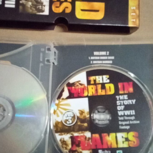 The World In Flames Three DVD Box Set like new