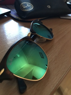 Ray Ban Clubmaster Polarised Sunglasses New Brown