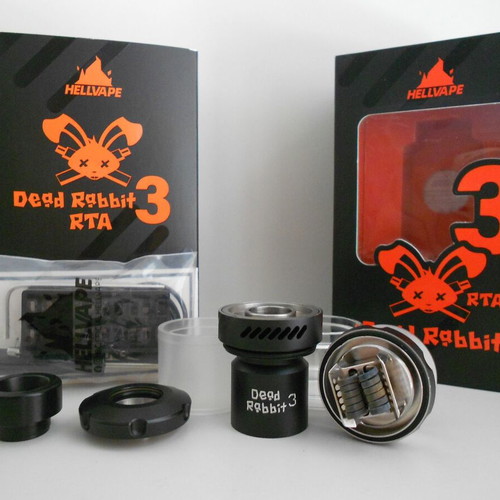Hellvape Dead Rabbit v3 RTA like new, Matte Black