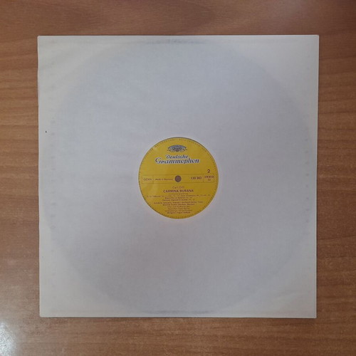 Carl Orff Carmina Burana vinyl record, Deutsche Grammophon