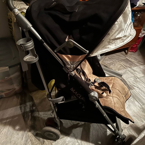 MacLaren baby stroller Techno XLR used, black beige