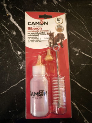 Camon 57ml nursing bottle new with cleaning set for pets