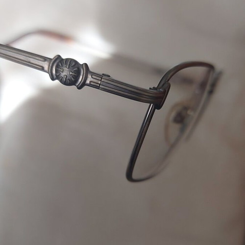 Nazareno Corsini vintage silver optical frame like new