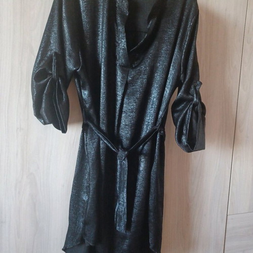 Satin long shirt new