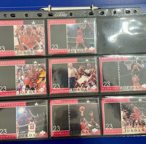 Upper Deck Michael Jordan Spectacular stats set (8 cards)