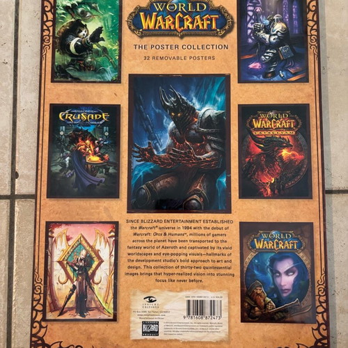World of Warcraft Original Poster Collection Book used with 10 of 32 posters