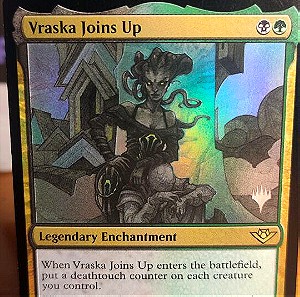 Vraska Joins Up. Outlaws of Thunder Junction Promos. Magic the Gathering