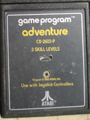 Atari 2600 παιχνίδι Adventure μεταχειρισμένο, κλασικό δράσης
