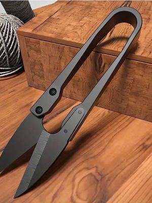 Small U-Shaped Sewing Scissors Made of Carbon Steel New