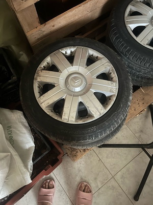 Citroen tires like new, set of 4 pieces 185/55/15