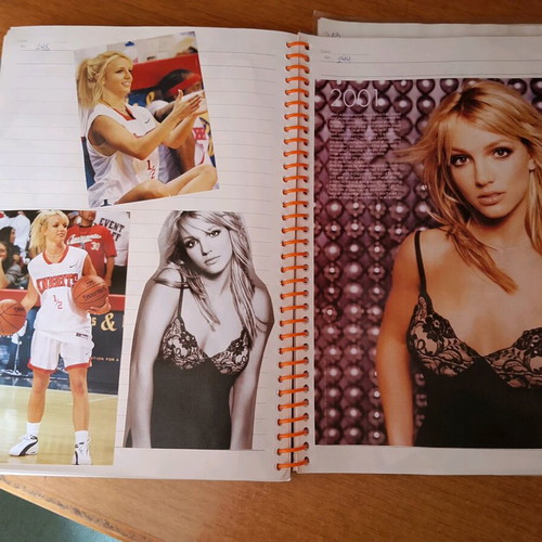 Britney Spears collection used with poster and insert