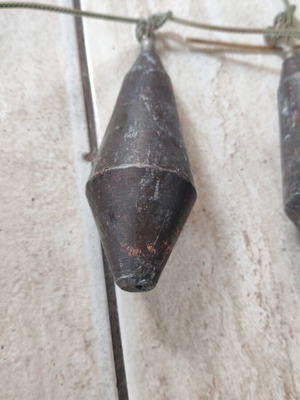 Fishing weights 1kg pack of 4 like new