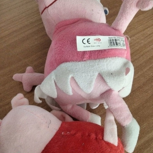 Peppa Pig plush set of 2 like new