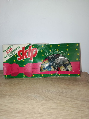 Vintage Χριστουγεννιάτικα φωτάκια χιονάνθρωποι Skip