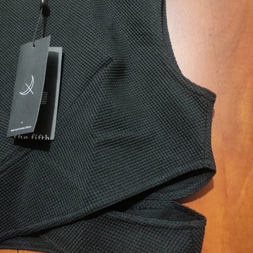 The Fifth sleeveless top new, black, size M