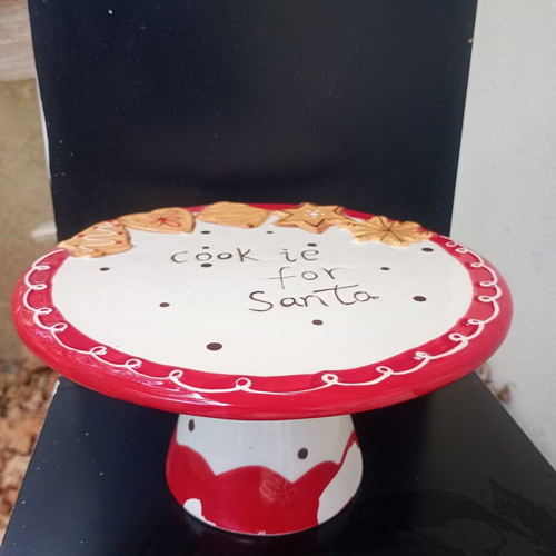 Christmas platter used with some peeling
