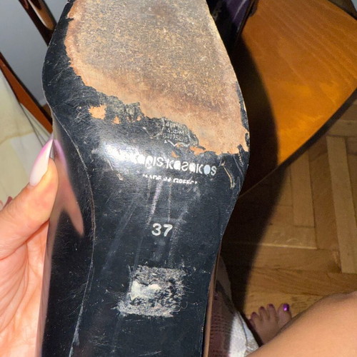 Kazakos pumps used, black with square toe, size 37