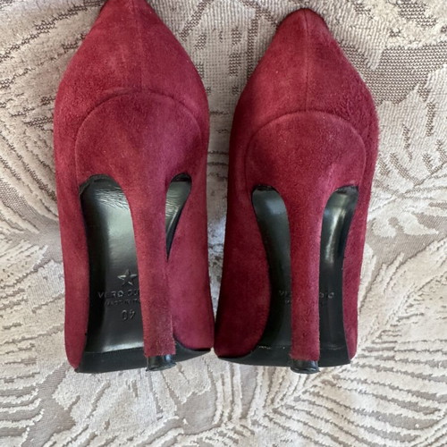 Scarlett women's pumps size 40 made in Italy like new, suede leather