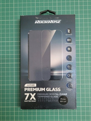 iPhone 13 Mini Tempered Glass with Installation Frame new