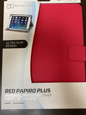 Tablet case and stand for 9” or 10” tablets new, red