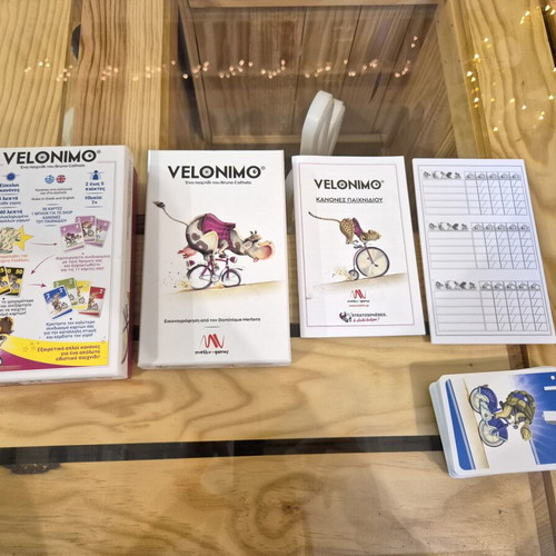 Velonimo board game with cards for 2-5 players, age 7+