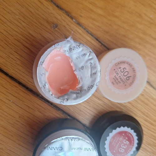 Colored gel 5ml new, set of 6 pieces