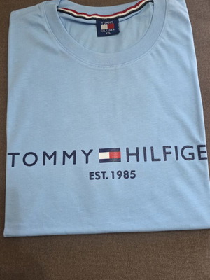 Tommy Hilfiger short sleeve T-shirt, light blue, XXL
