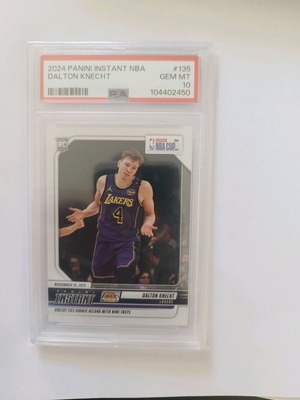 Καρτα Nba Panini Dalton Knecht psa 10