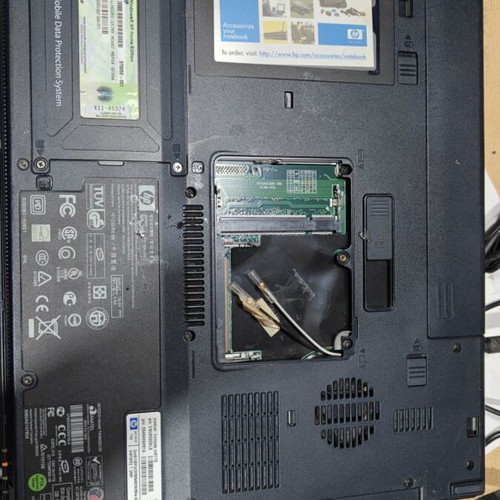 HP Compaq nx6110 laptop used, retro projects, spare parts