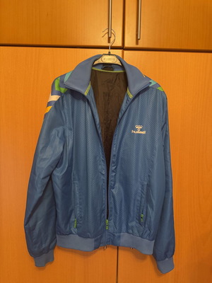 Hummel Μπλε αντιανεμικό jacket σαν καινούργιο, πολυεστερ νάυλον