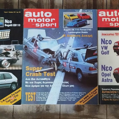 Auto motor sport magazines used issues 1,2,6 1991-92