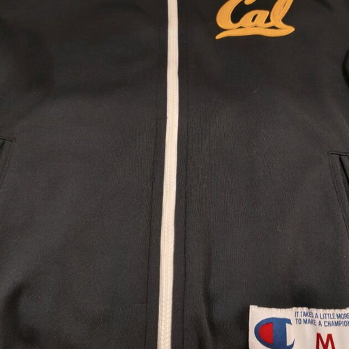 Champion jacket official California like new, blue and yellow