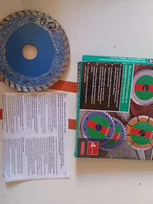 Parkside PWSZ 125 A1 Diamond Cutting Discs Set 4 Pieces new