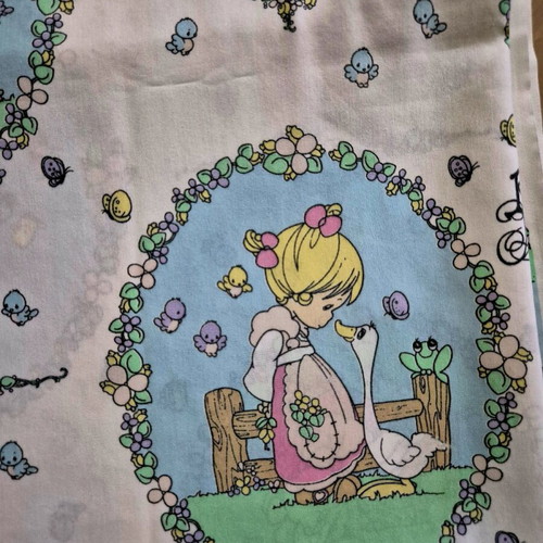 Vintage Precious Moments 90s twin bedsheet like new