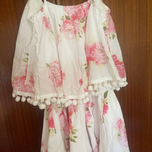 Brigitte dress with flowers like new, size S