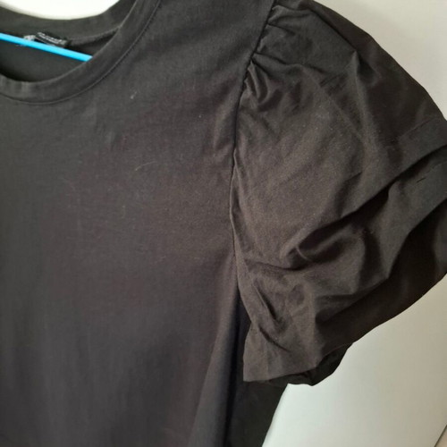 Black mako short-sleeve Zara blouse size medium like new