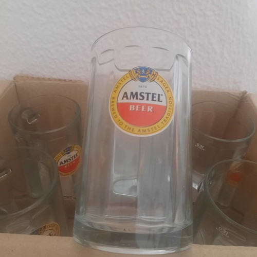 Amstel 1870 Glasses new, set of 6