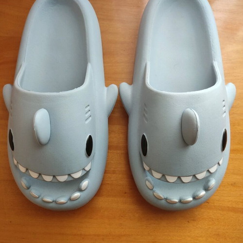 Blue slippers new