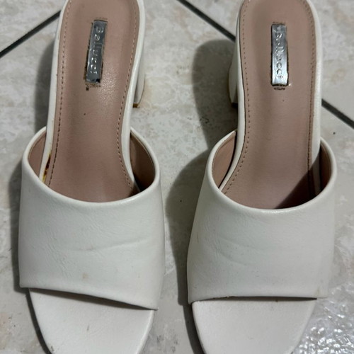 Bellucci white sandals size 38, like new